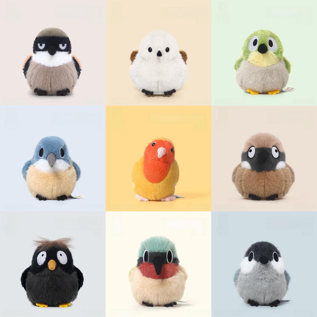 White Head Parrot Plush Toy Cute Bird Doll Sleep Girls Gift For Kids