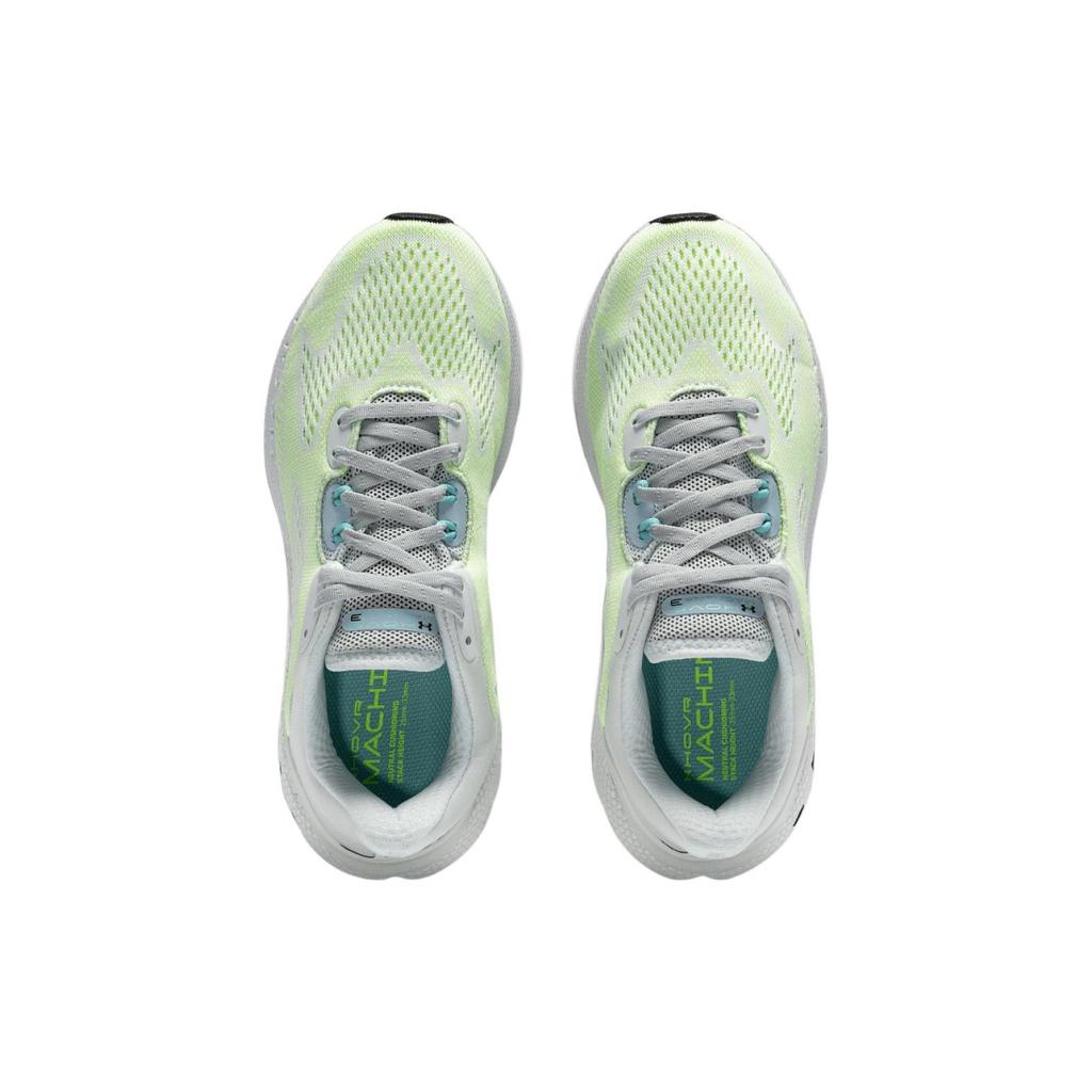 Under Armour HOVR Machina 3 Comfortable Fabric Low-Top Casual Running Shoes Women Sneaker Gray Green 3026263-100