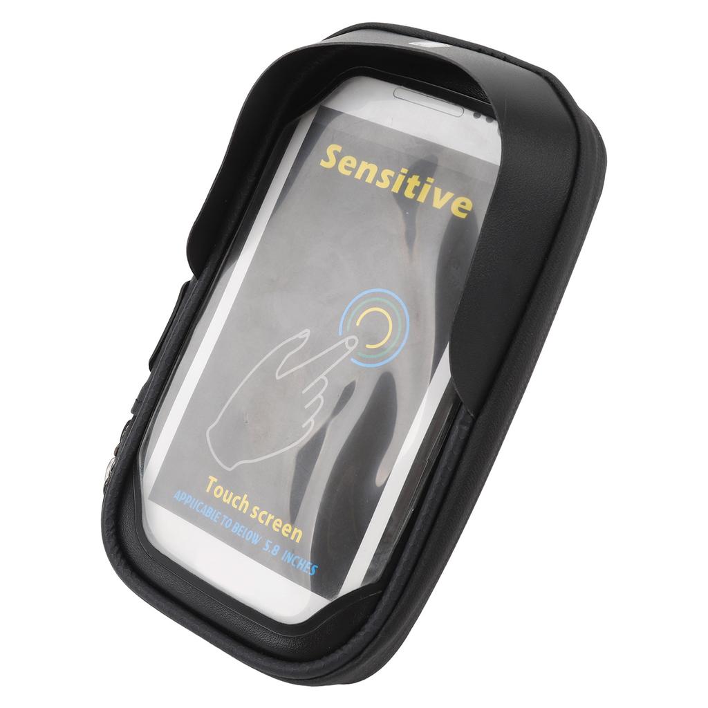 5.8in Electric Bike Phone Mount Bag Waterproof Bike Phone Holder 360 Degree Rotatable Shockproof