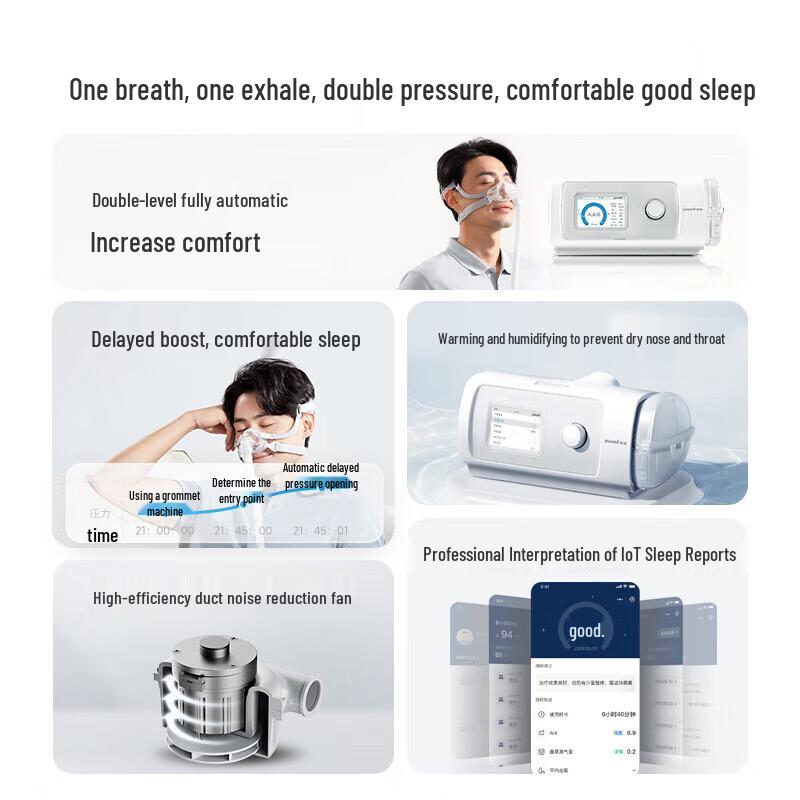 Yuwell YH-820Auto Bilevel CPAP Machine