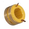 24mm Innendurchmesser Schleifring 41mm Außendurchmesser Hohlkonstruktion Motor-Schleifring Langlebige Stabile Übertragung Elektrisch leitfähiger Ring Generator