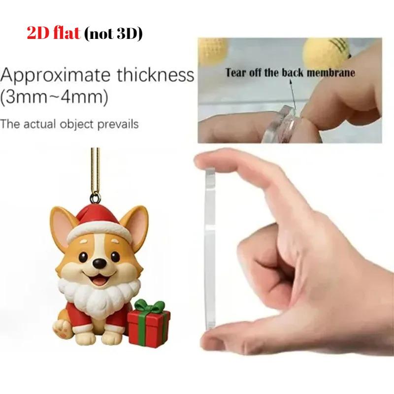 Corgi Advent Calendar 2025, 24 Days Countdown with Cute Corgi Mini Ornaments, Dog-Themed Christmas Decoration Set for Home Décor, Collectors