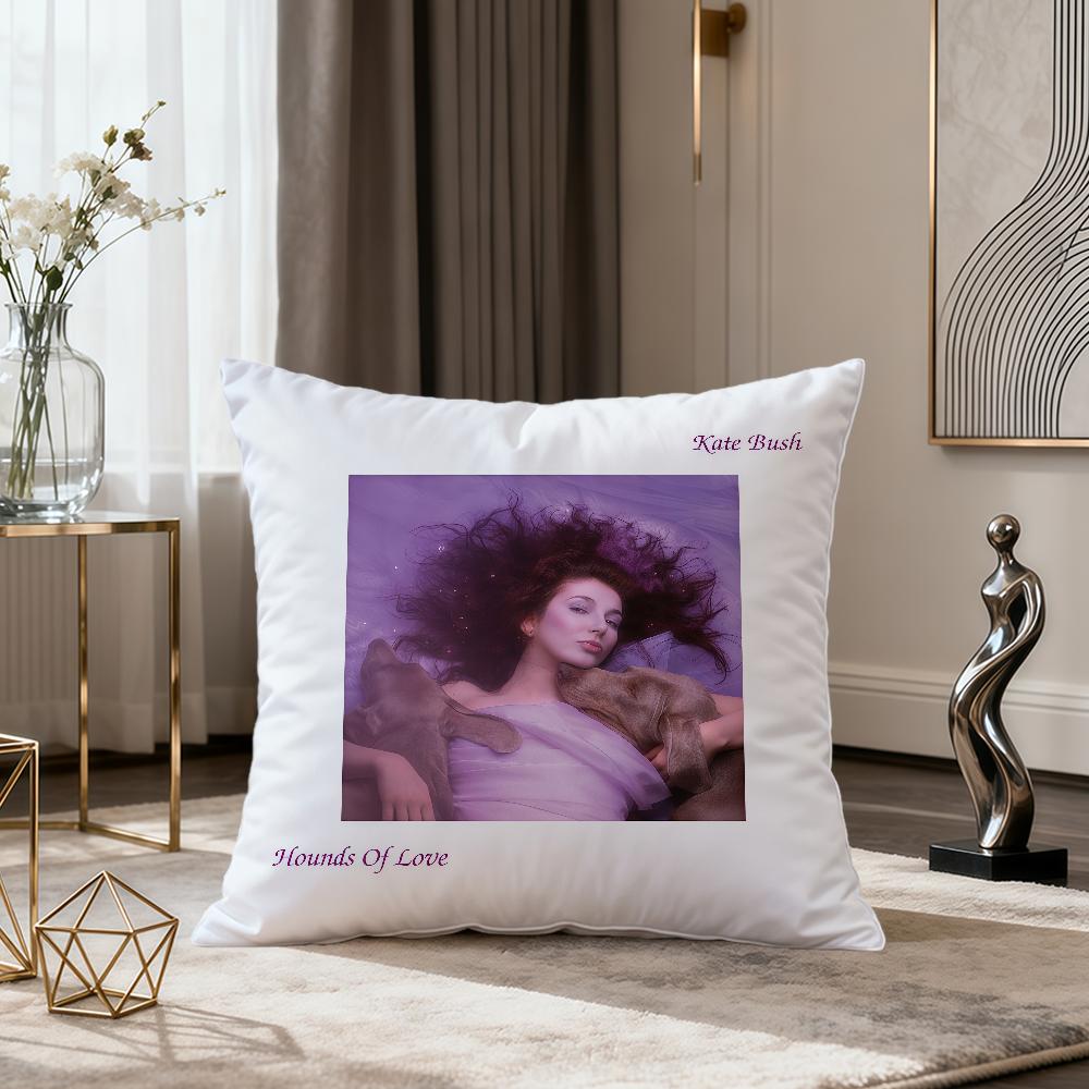 

singer kKate Bush cushion cover soft Comfort Pillowcase for Sofa nap Living Room party Home pet Decor Pillowcover 30x30CM(12x12in)
