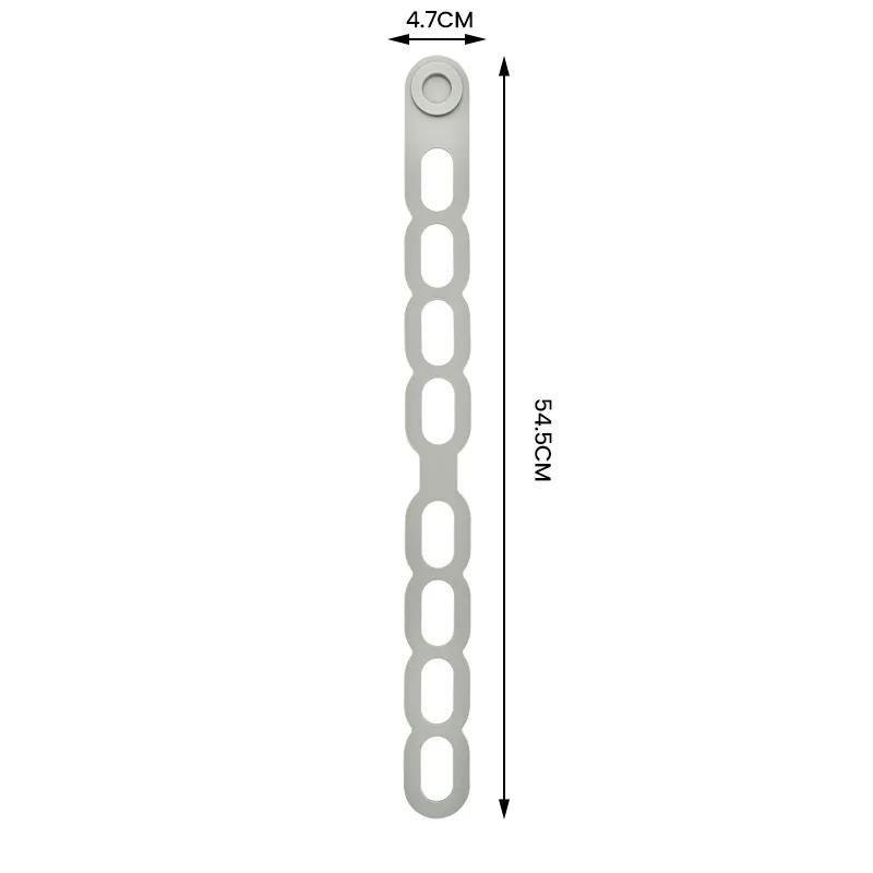 

1Pcs Convenient Stretchable Silicone Lid Straps Splash-Proof Leak-Proof Reusable Fixing Band Dishes Safe Material серый
