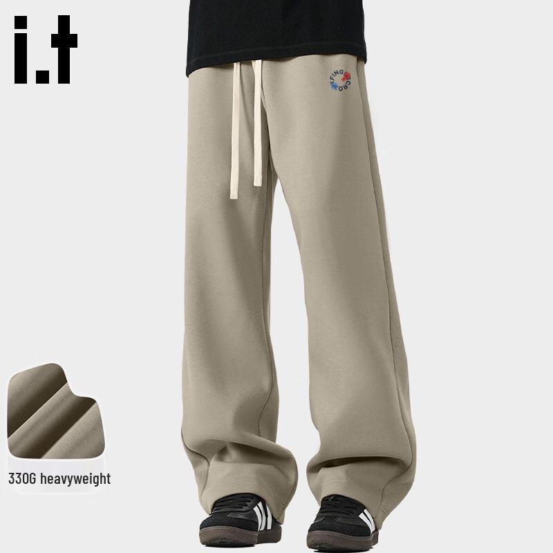 Fingercroxx Men's Trendy Straight-Leg Cotton Casual Pants