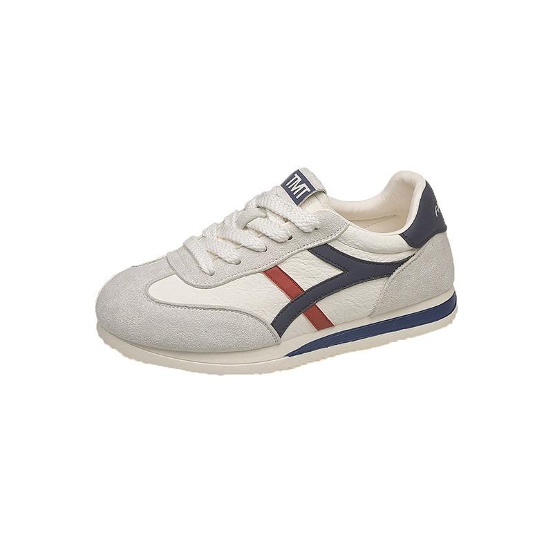 Leather women's shoes soft sole women's autumn new versatile casual sports white shoes