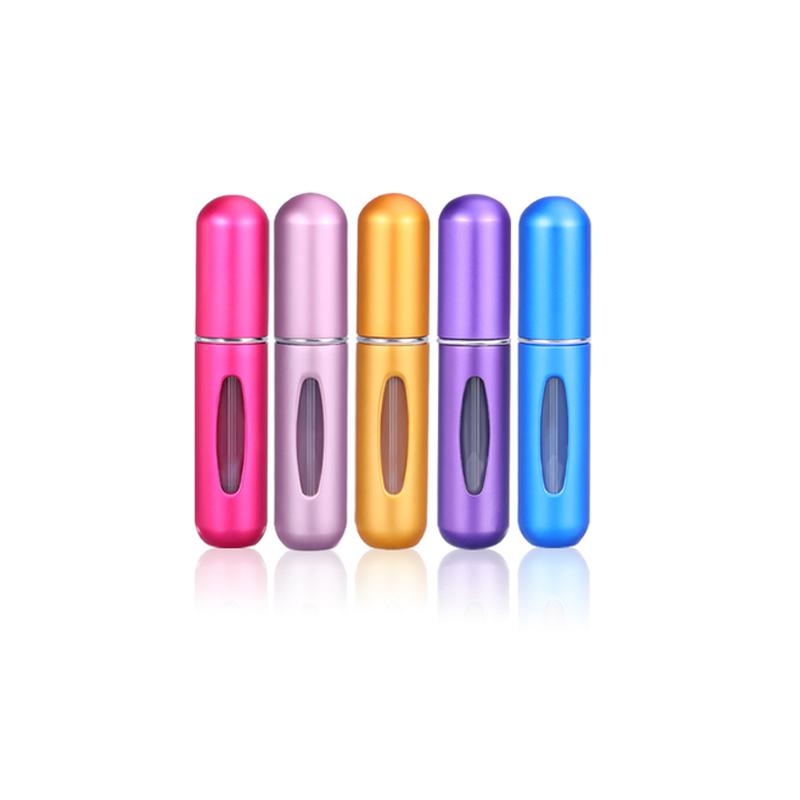 

10/8/5 мл распылитель духов портативный контейнер для жидкости для косметики путешествия мини алюминиевый спрей спирт пустая многоразовая бутылка