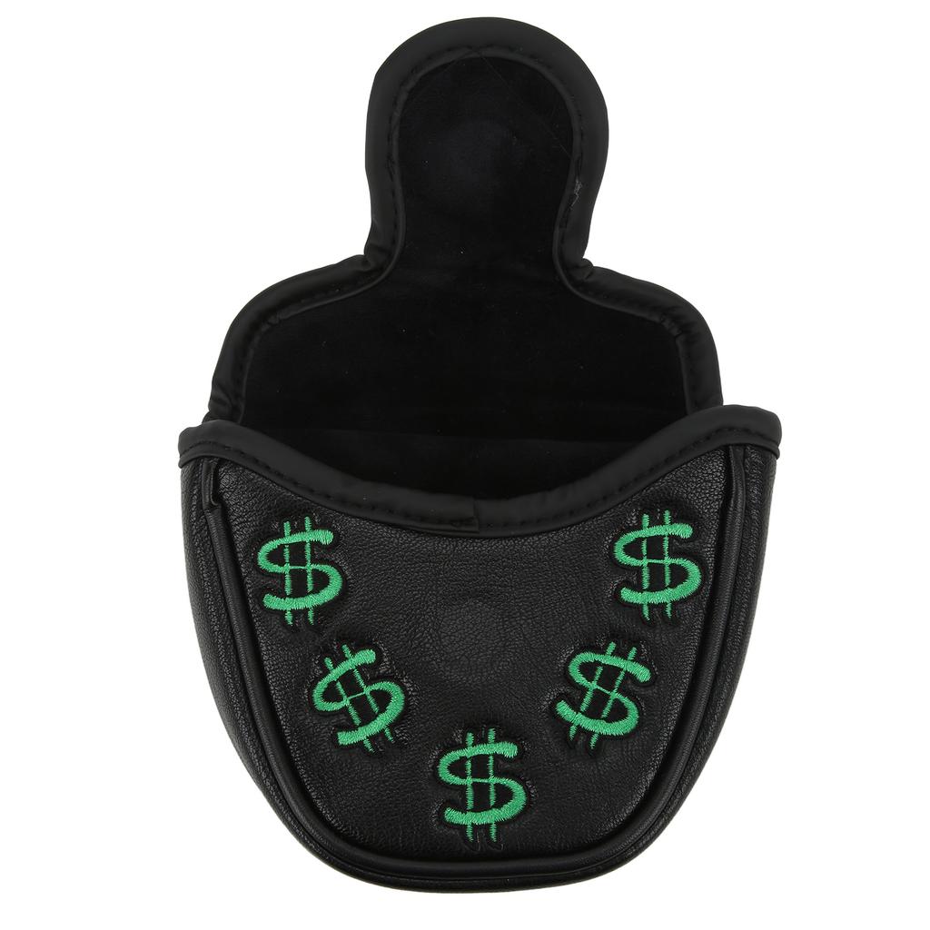 Golf Putter Head Covers PU Leather Waterproof Sunscreen Putter Headcover Golf Club Protector with