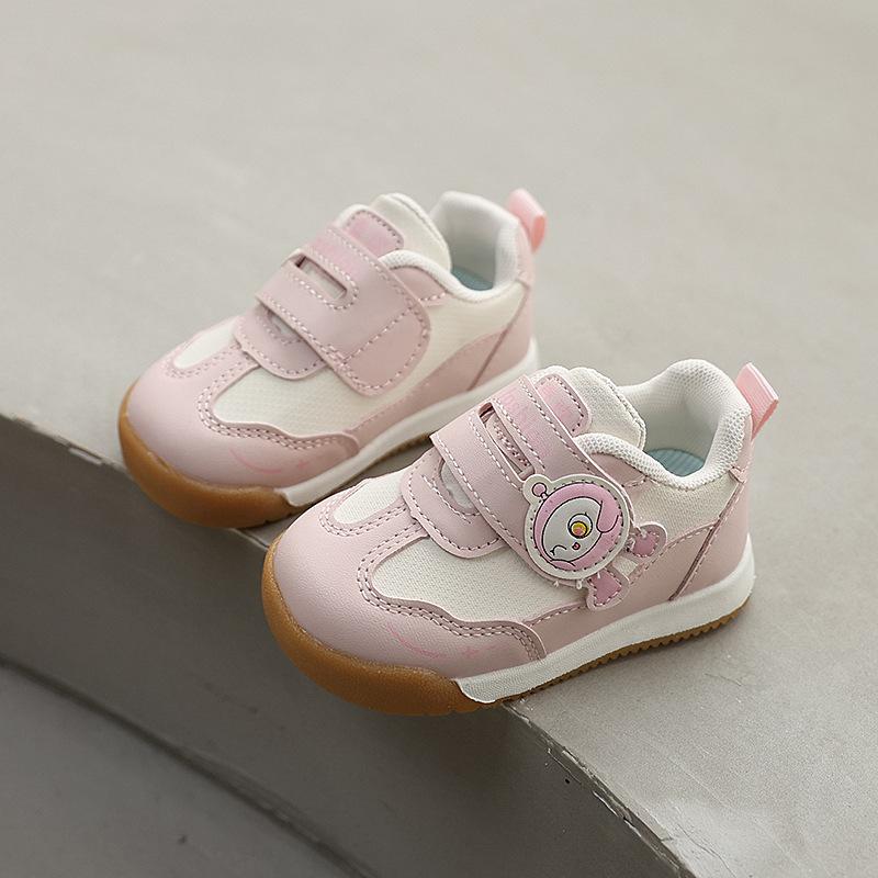 Spring Baby First Walker Shoes 6-12 Months Soft Sole Non Slip Casual Sneakers For Boys And Girls Infant Toddler Footwear