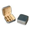 INS Round Mini Travel Jewelry Gift Box: Compact Ring Storage Case