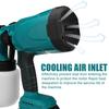 1000W 800ML Cordless Electric Spray Guns with 3Nozzle Flow Control Airbrush High Power Paint Sprayer For 18V Battery