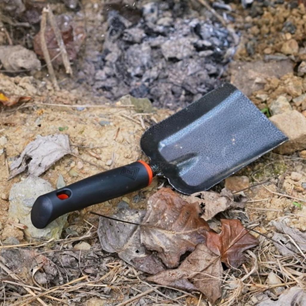 1 Stuk Tuin Hand Schep Met Antislip Handvat, Geschikt Voor Graven Verplanten Wieden En Losmaken Van Grond Voor Binnen En Buiten Gebruik In Huis