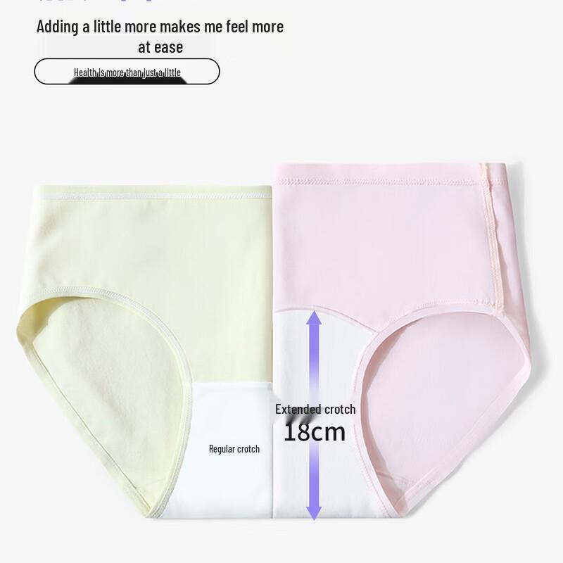Women's Pure Cotton High-Waist Briefs