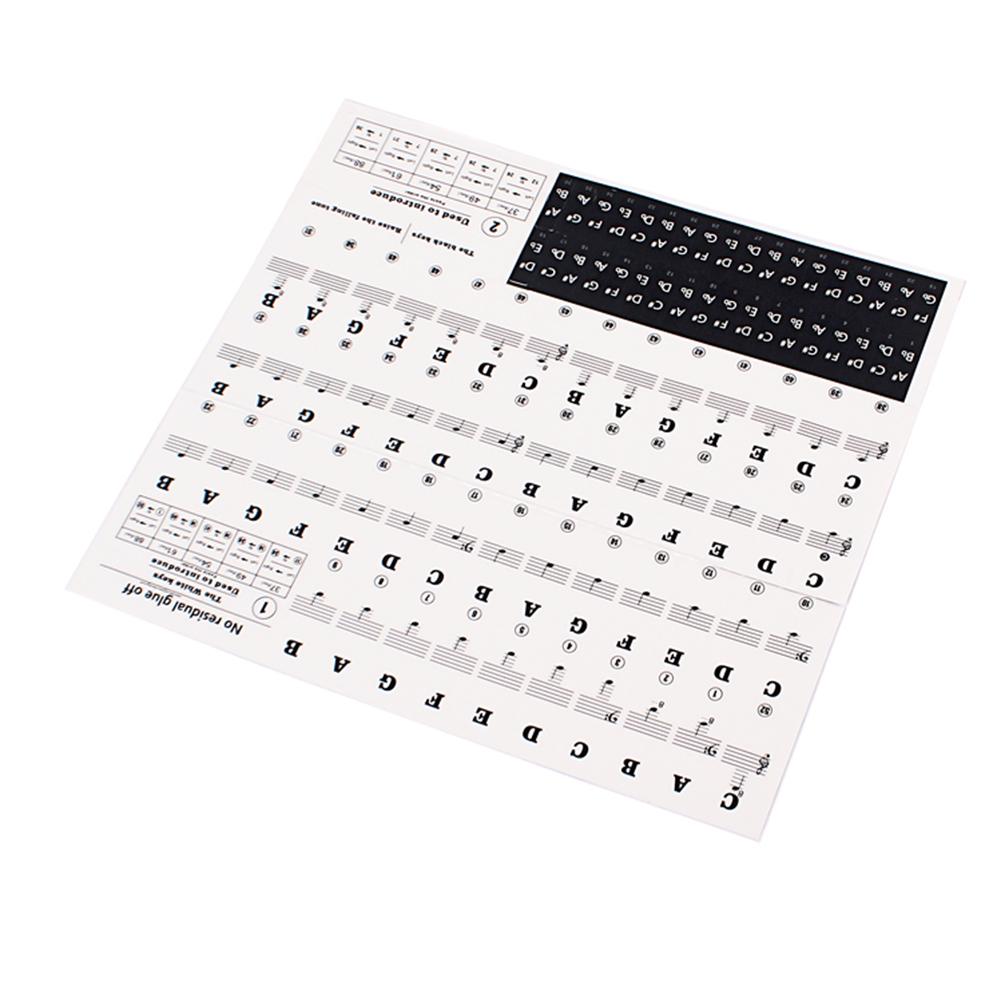 Cheap Removable Key Stickers for 37 49 54 61 88 Keys Electronic ...