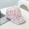 Baby Girls Baseball Summer School Cartoon Flowers Children Outdoor Kids Caps for 2-8Years Adjustable Sports Hats Cotton