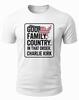 Charlie Kirk Quote God Family Country T-Shirt In That Order USA Patriotic Shirt