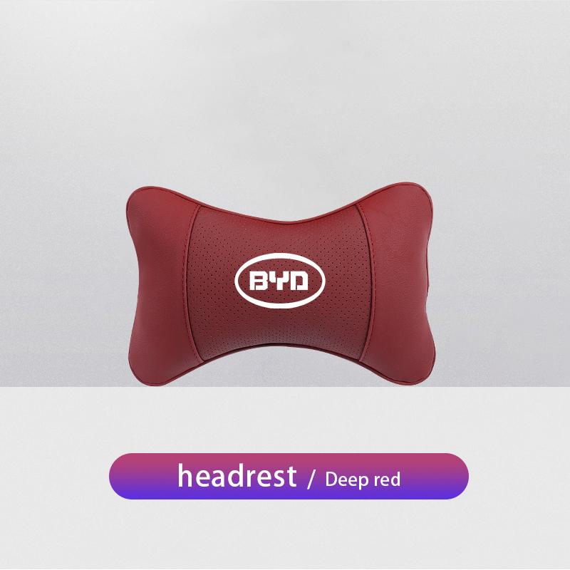 1Pcs Car Seat Headrest Auto Neck Pillow For BYD Atto 3 Yuan Plus F3 E6 F0 G3 I3 Ea1 Song Max Tang Dmi 2din G6 Qin Pro E2
