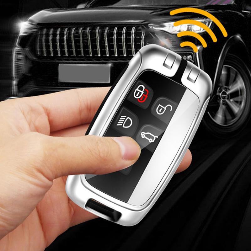 Zinc Alloy Car Remote Key Case Cover Shell For Land Rover Velar Remote Control Protector For Land Rover VELAR Auto Accessories