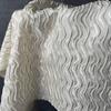 Tridimensional Water Wave Texture Striped Fabric High-end Creative Hat Coat Pants Dress Clothing Desinger Fabric