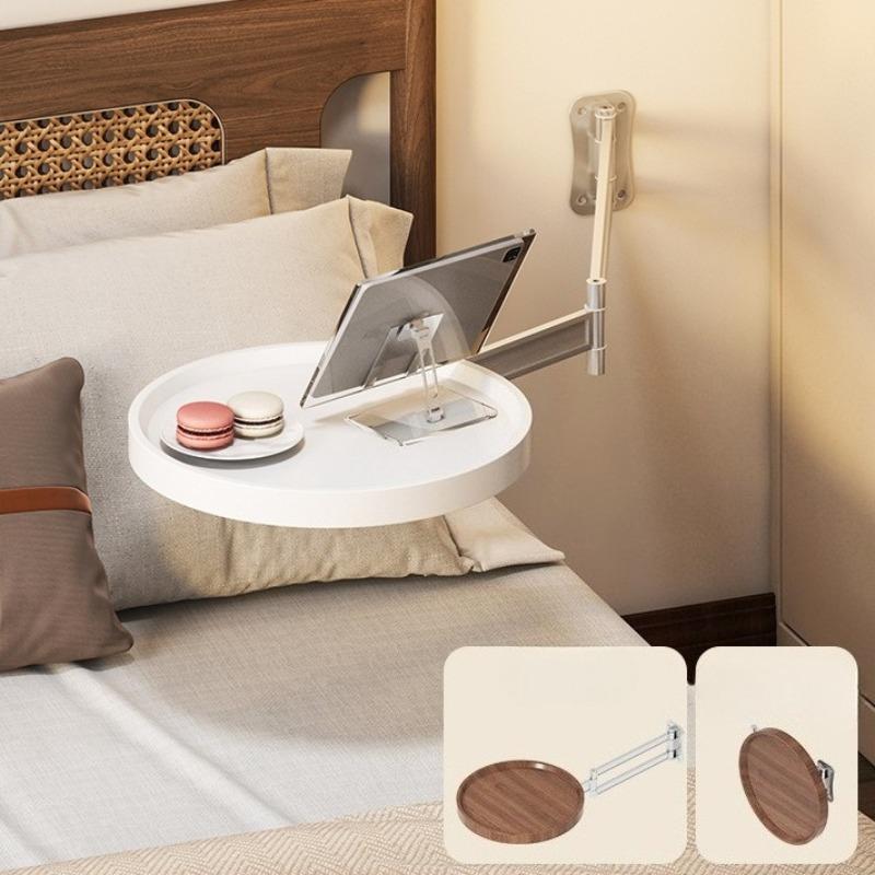 Wall Mounted Coffee Table Folding Side Table Modern Bedroom Small Round Tables Luxury Folding Tea Desk Living Room Furniture
