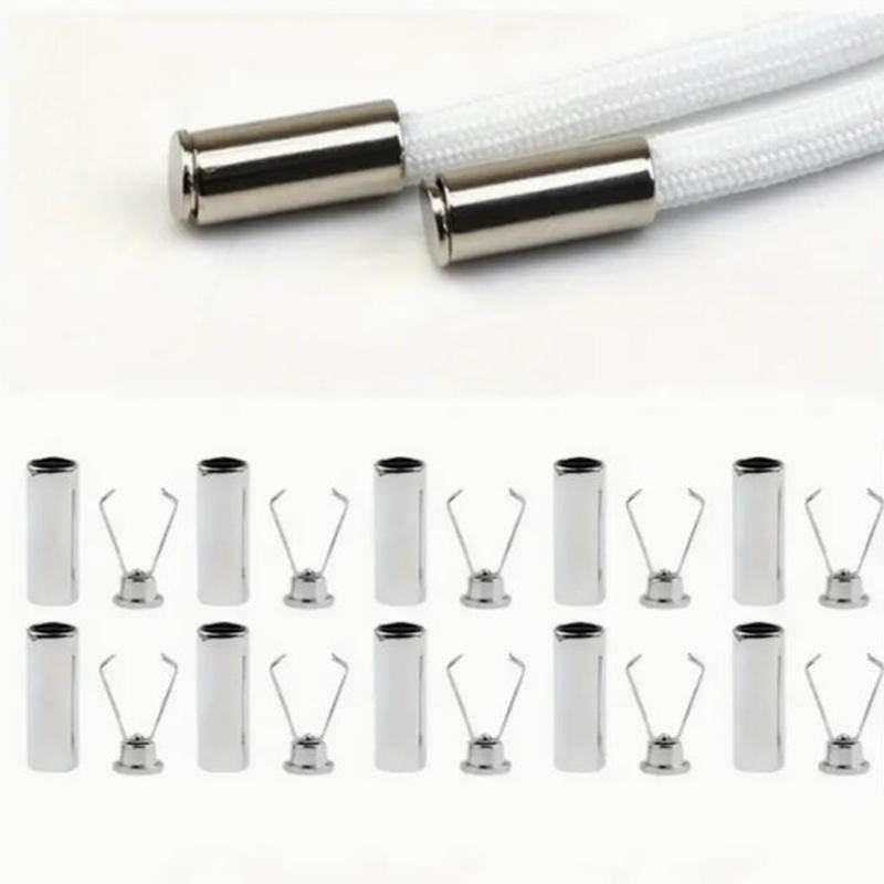 20PCS Practical Shoe Lace Ends Tip Hat Drawstring Fixing Buckle Mutli-Purpose Shoelace Replacement Heads for Shoes, Jackets