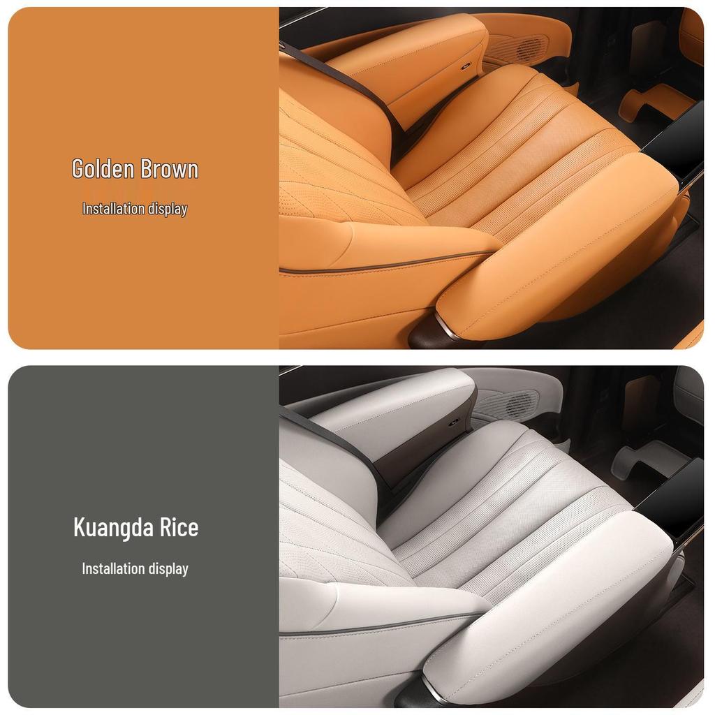 Denza D9 Armrest Leather Cover for Middle Row Seats (2022-2025 Models)
