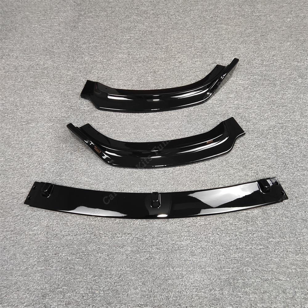 Per BMW Serie 3 F30 F31 2013-2019 Sottoparaurti Anteriore Splitter Lip Diffusore Spoiler Copertura Protettiva Protezione Deflettore Labbri Nero Lucido
