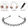 Fashion Wave Hairband for Men Women Korean Hair Hoops Unisex Wavy Hair Head Hoop Band Invisible Hair Clip Hair Accessories 1PCS