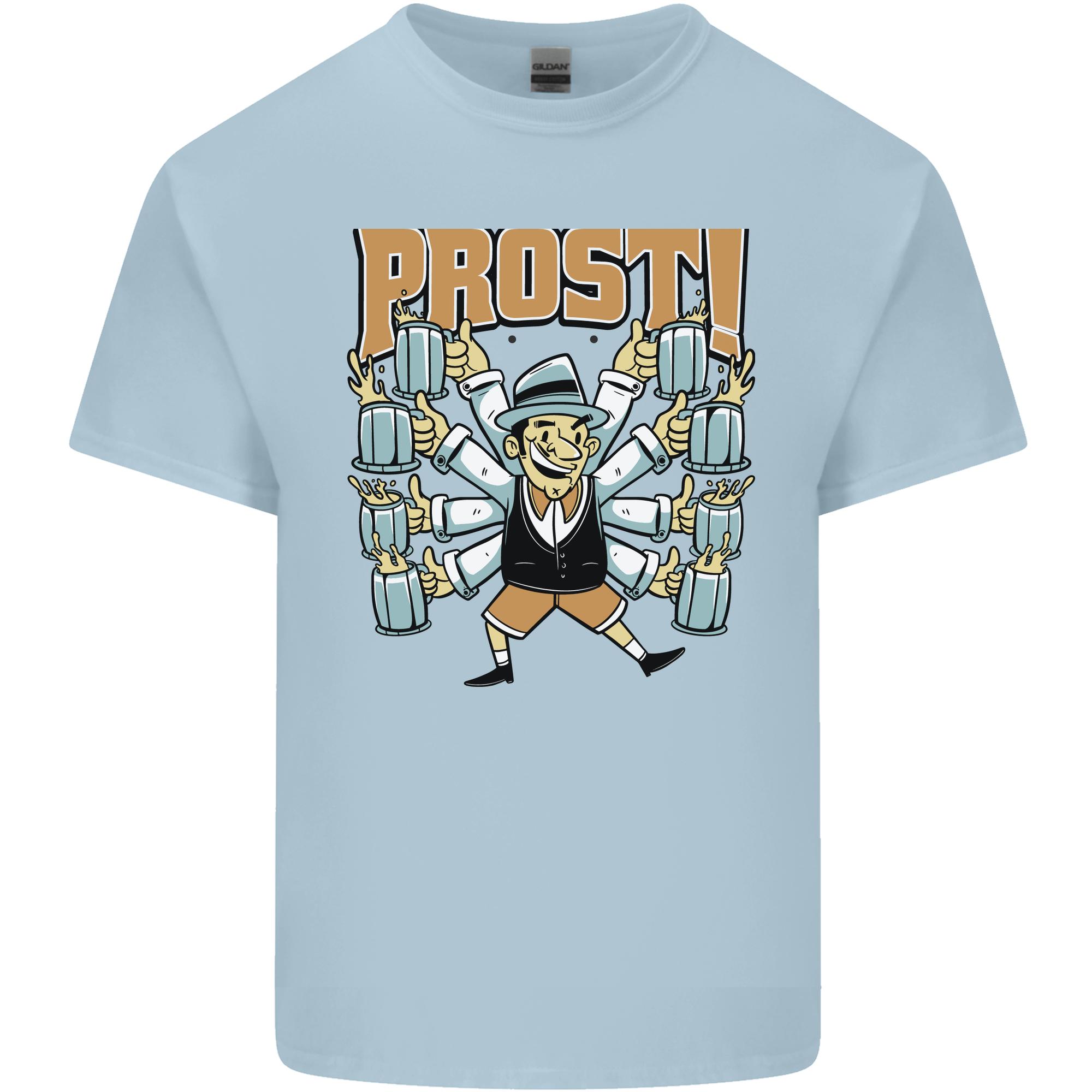 Prost GerUnisex Oktoberfest Beer Unisexs Light Cotton TShirt S