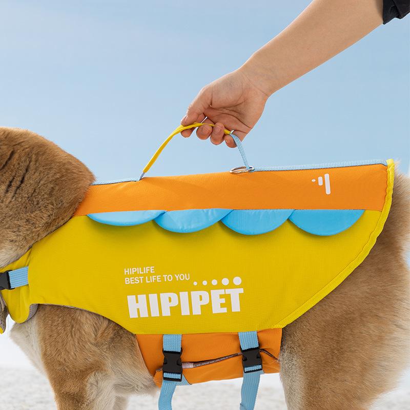 Summer Dog Life Jacket Buoyancy Suit Pet Supplies Golden Retriever Large Dog Swimming Life Jacket