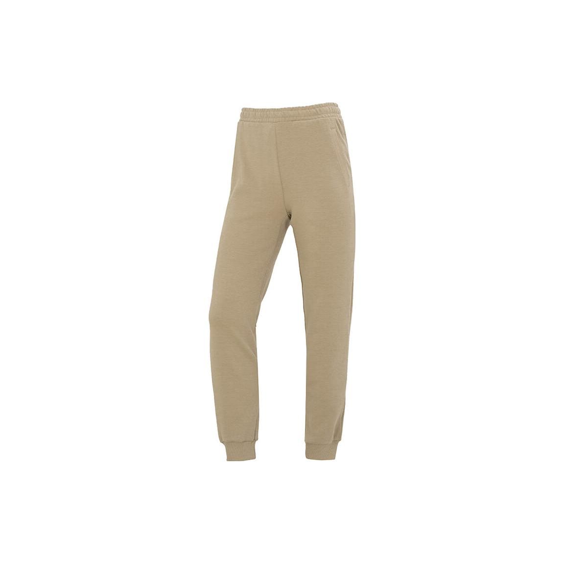 Skechers Letter Print Cuffed Knit Sports Pants Women bottoms Light-Brown L323W019-01GA S