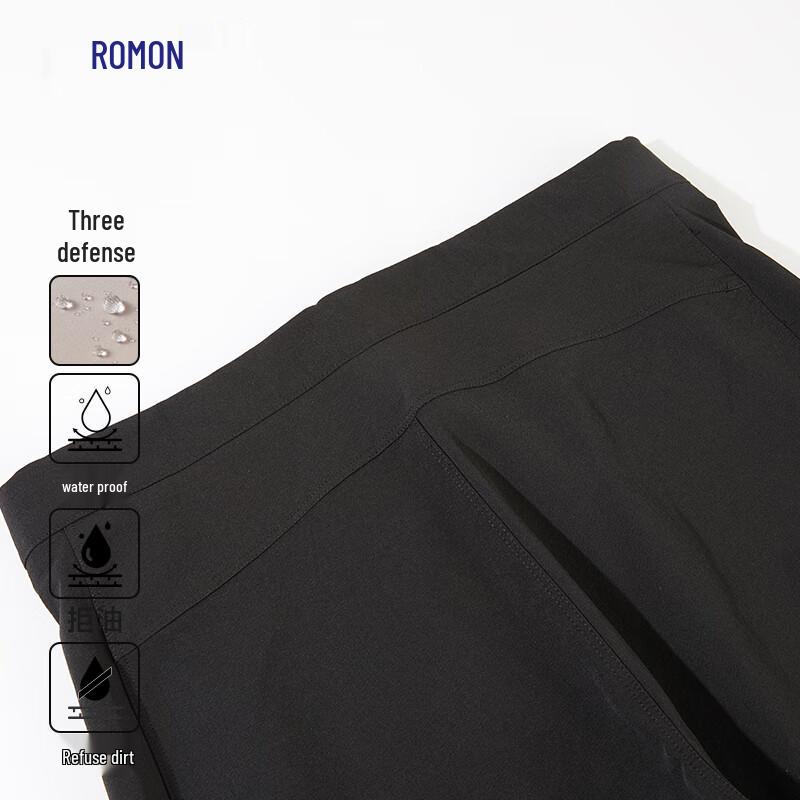 ROMON Men's Water-Resistant Outdoor Straight-Leg Cargo Pants