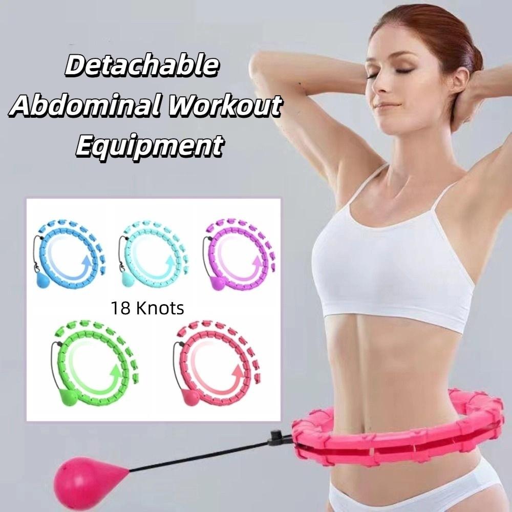 Detachable Fitness Hoop Adjustable Abdominal Workout Equipment  Adults Weight Loss