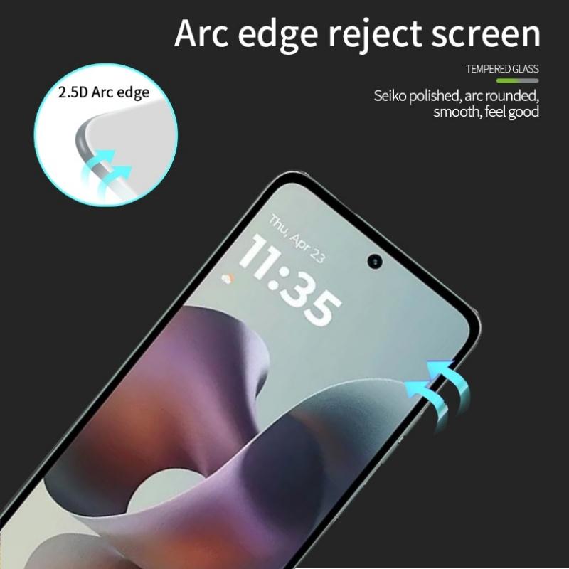 Für Motorola Moto G56 5G Panzerglasfolie PINWUYO JK Serie-2 9H Vollbildschutz