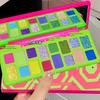 Macaron Eye Shadow Plate Multicolor Series Matte Color Green Summer Dopamine Color Eye Shadow Plate 2025 New Arrival