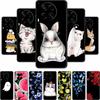 Black Silicone Case For Tecno Camon 30 Premier Pro Case Cartoon Cat Soft Back Cover Case For Tecno Camon 30 S 30S Pro Phone Case