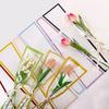 Multifunctional Single Bouquet Bag Transparent Flower Wrapping Bag for 50pcs Anniversary