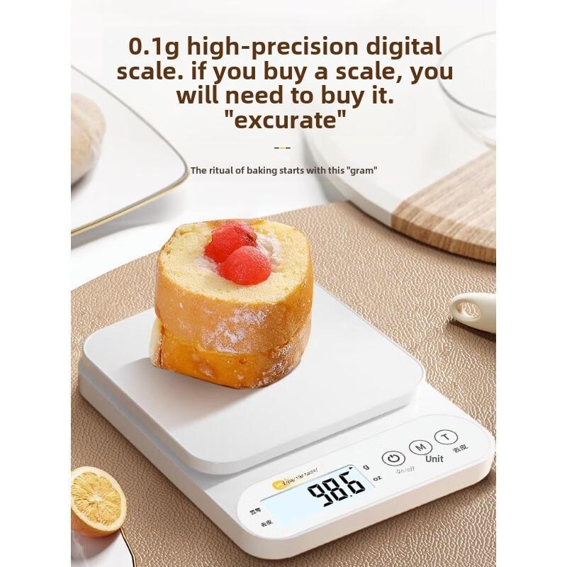 Digitale Küchenwaage mit hoher Präzision für Backen und Kräutermessungen