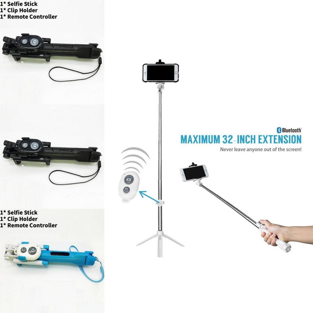 Universal Smartphone Tripod With Bluetooth Remote And Foldable Design For Travel Photography
