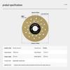 Dual-Purpose Cutting Blade for 45° Chamfering & Beveling, Grinding Disc for Angle Grinders On Tiles & Stone