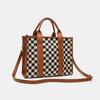 Chessboard Plaid Shoulder Crossbody Bag Travel Casual Versatile Women'S Handbag Strap Plaid Tote Bag Women