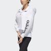 Adidas Womens Logo Print Windbreaker Jacket Women Jacket White GD4612