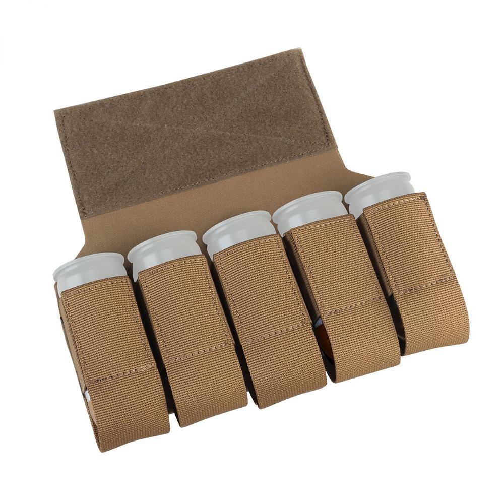 

Тактична вішалка 40 мм 5 Військова вішалка M203 M79 M433 Тримач для димової гранати Підчеревна сумка для страйкболу Мисливські аксесуари чорний