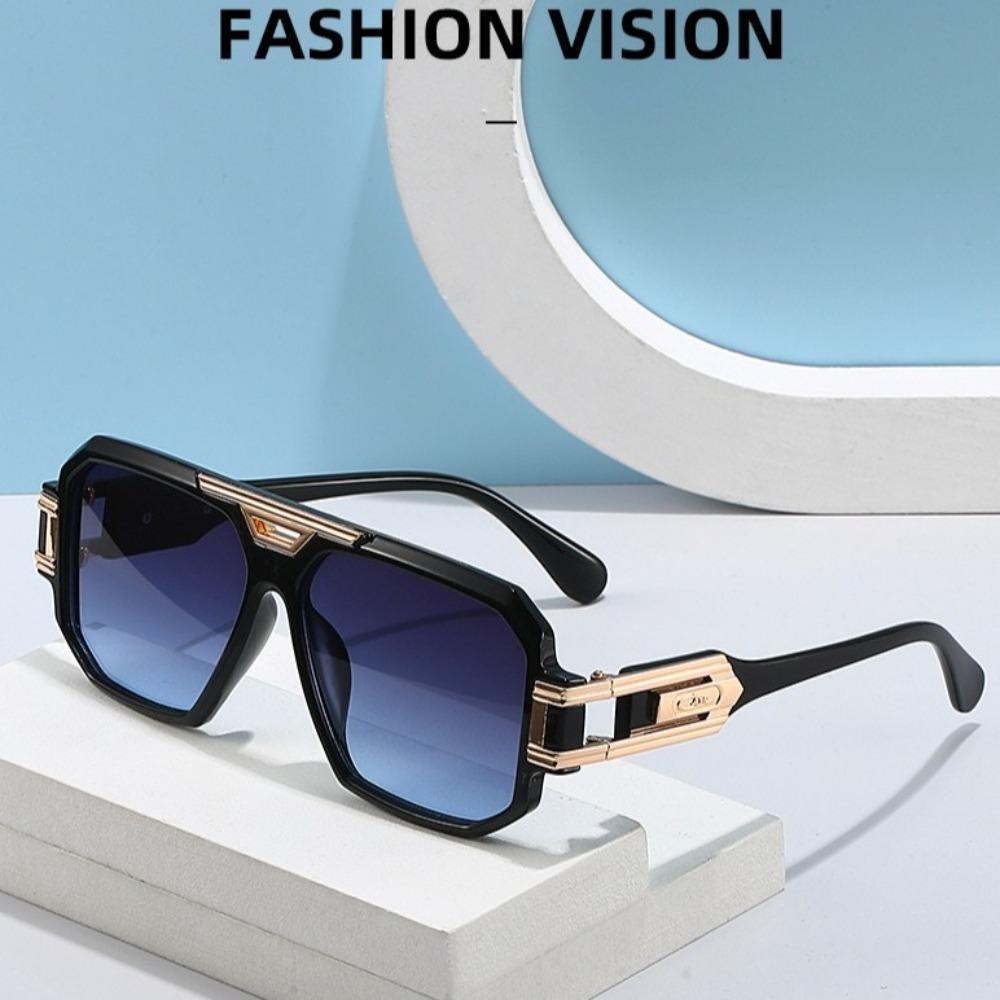 Large Frame Retro HD Sunglasses Oversized Anti-UV Glasses Party Unisex Sunnies Summer