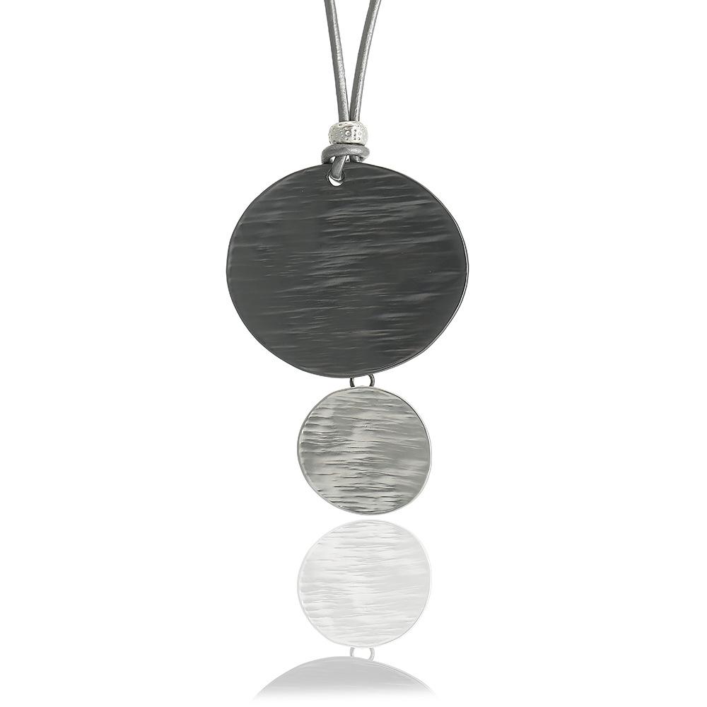 Sweater Chain, Necklace, Stylish And Simple Retro Jewelry, Niche Design, Feminine Geometry