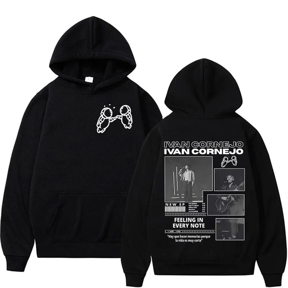 2025 Berühmter Sänger Bedruckter Grafik Samt-Hoodie Herren und Damen Mode Langarm Sportshirt Lässiger Lockerer Hoodie Top
