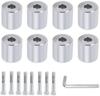 Erector Car Roof Carrier Spacia Erector Pipe Compatible with Hijet of 28 Pipe, Bar, Pipe, Attachment, NVAN, Cargo, etc., NSJ-14 (Set 8)