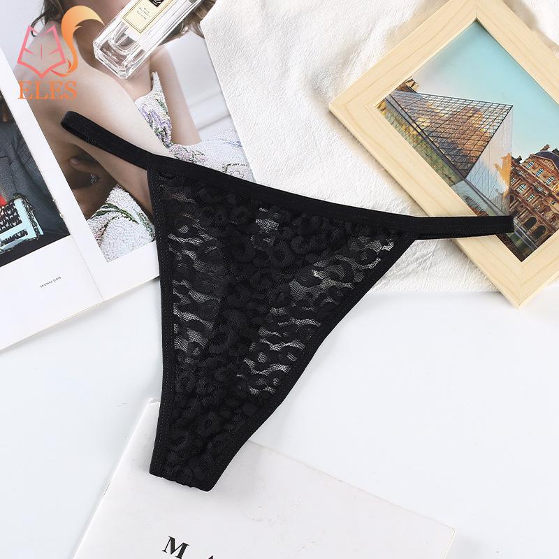 Sexy Thin Ladies Lace Mesh Light Panties Summer Sexy Comfortable Breathable Underwear Women's Thong