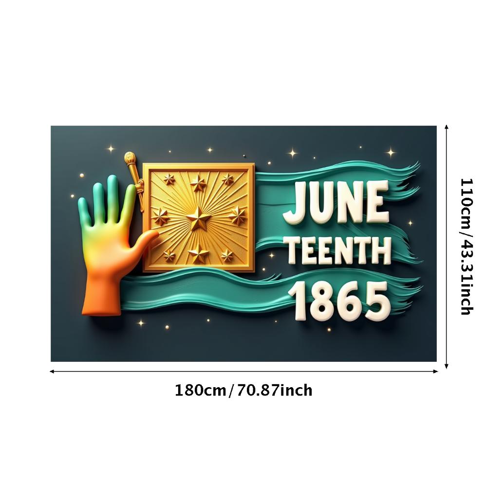 

Historic Flag Event Banner Commemorative Banner Liberty Banner for Cultural Event National Celebration Public Display