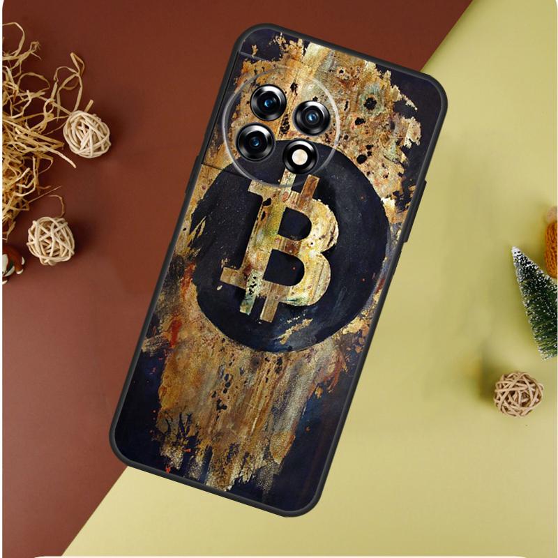 Bitcoin BTC For OnePlus Nord 4 CE 3 2 Lite N20 N30 9 10 Pro 8T 9RT 10T 10R 13R 12R 11 12 13 Phone Case